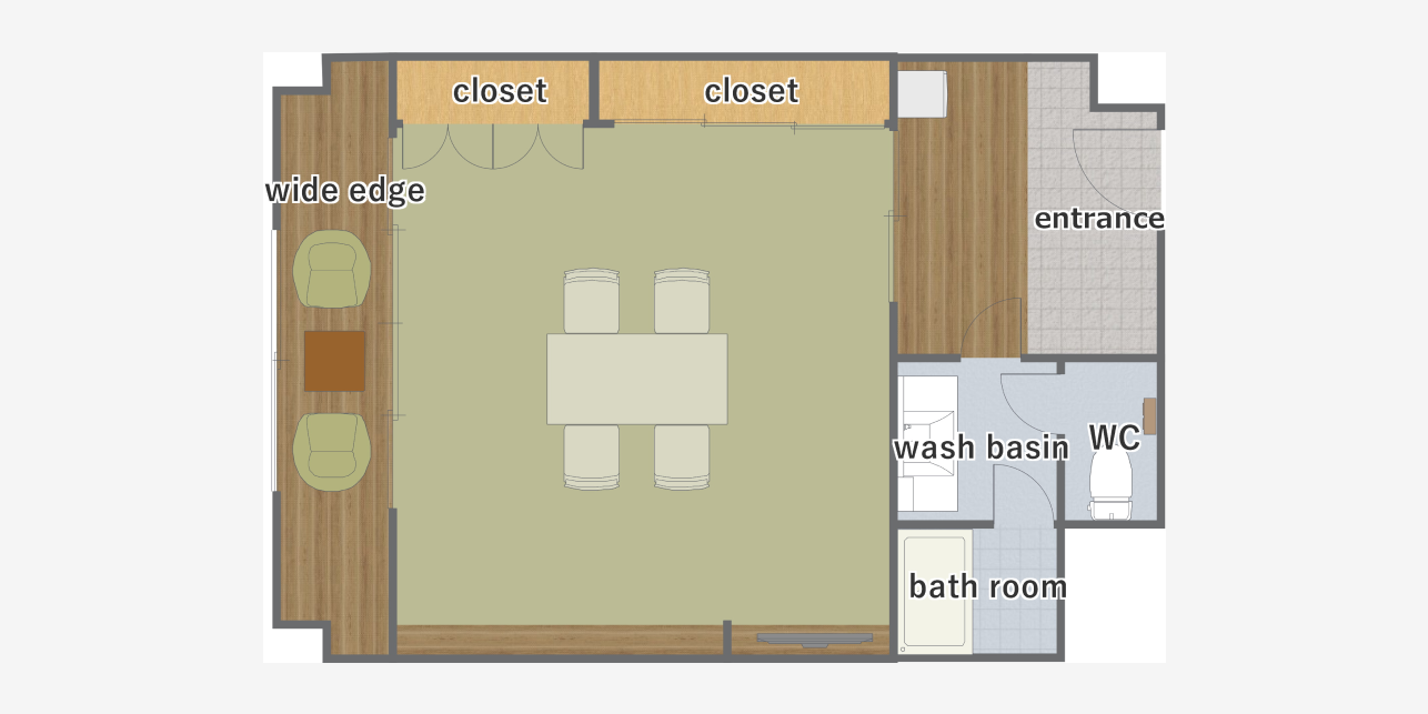 モダン和室の間取り
